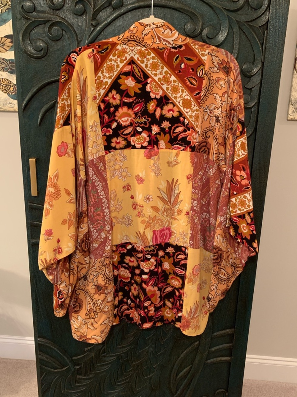 Spell Renew Patchwork Robe Amber - Picture 4 of 11